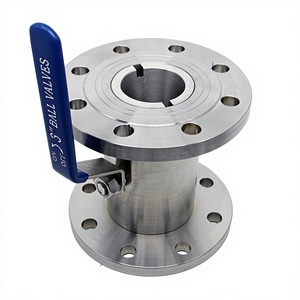 Válvula de bola flotante forjada con brida Q41F de tipo ancho para la industria química, anti-fugas de agua, grado alimenticio, -29°C a 120°C - Product Image 1