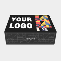 Emballage de boîte en papier personnalisé personnalisé pour vêtements t-shirt sous-vêtements boîtes d'expédition postale de stratification mate