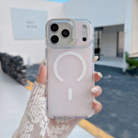 IVYMAX Magnetische Kleurrijke Wave Zakvriendelijke Stand Camera Ring Kickstand Telefoonhoesje voor iPhone 16 17 18 Pro Max Cover