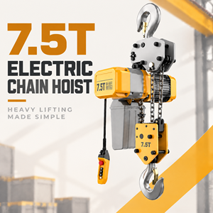 Polipasto Eléctrico Europeo de 7.5 Toneladas para Estructuras de Acero y Elevación de Equipos Pesados - Product Image 1