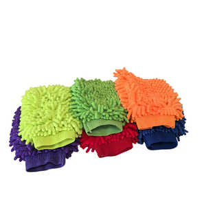 Gant de Lavage de Voiture en Microfibre SHODA, Éponge Chenille et Brosses pour Kit de Nettoyage de Voiture, Gants de Qualité Supérieure pour Lavage Auto - Product Image 6