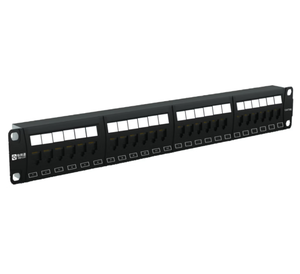 19-Zoll 1U Rack-Mount Netzwerk-Patchpanel 24 Ports Cat6/Cat5e/Cat6a UTP <span class=keywords><strong>RJ45</strong></span> Glasfaser-Ausrüstung für Große Rechenzentren - Product Image 1