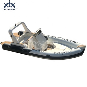22ft costilla 680 Orca Hypalon rígido de fibra de vidrio barco inflable de casco para la venta - Product Image 5