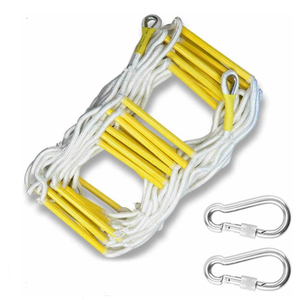 Échelle en <span class=keywords><strong>corde</strong></span> de sauvetage incendie portable en nylon, échelle en <span class=keywords><strong>corde</strong></span> industrielle en nylon - Product Image 3