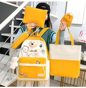 ODM/OBM <span class=keywords><strong>2021</strong></span> <span class=keywords><strong>populaire</strong></span> nouveau Design filles sac ensemble 5 pièces en 1 sac à dos scolaire filles cartables - Product Image 6