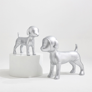 Maniquí de Fibra de Vidrio con Forma de Perro Espacial <span class=keywords><strong>para</strong></span> Tiendas de Mascotas y Fotografía Profesional de E-commerce, Exhibición en Salas de Exhibición de Marcas de Mascotas - Product Image 5