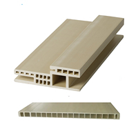 Porte en WPC Design moderne Profil en plastique au meilleur rapport qualité-prix pour l'intérieur de l'usine Montant de porte pour hôtels appartements chambres à coucher villas