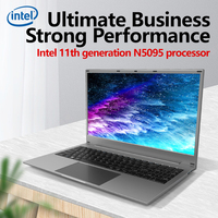 Customized 15.6 Inch Notebook Win11 PRO Computadora Portatil Celeron N5095 RAM 16GB 1TB SSD Laptop Computer Support Business