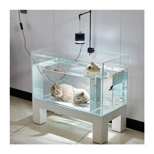 <span class=keywords><strong>Aquarium</strong></span> pour chat en verre ultra-blanc de 8 mm avec vue panoramique sur la mer, écologique, 220 V, pour utilisation en intérieur/extérieur - Product Image 4