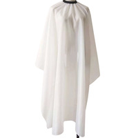 Tablier de coiffeur noir de haute qualité, tablier de coiffeur de salon imperméable, cape de coiffure