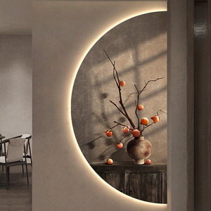 Peinture Lumineuse LED Décorative <span class=keywords><strong>Paysage</strong></span> <span class=keywords><strong>Chinois</strong></span> Plantes Nature Morte Art Mural Lumineux Suspendu - Product Image 3