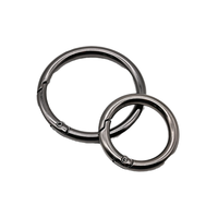 Mousqueton porte-clés en alliage de zinc de haute qualité pour la fabrication de bijoux et sacs, idéal pour la confection de chaînes et de fermoirs.