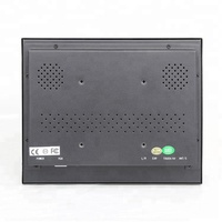 Nouvel écran TFT à cadre fin intégré de 10,1 pouces 16:10 avec écran tactile capacitif / Interfaces USB/DVI DC12V/24V Noir industriel pour