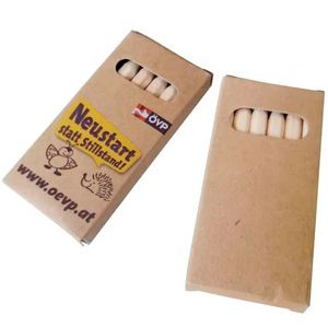 Ensemble de crayons de couleur miniatures promotionnels de 3,5 pouces, logo personnalisé, crayons de couleur en bois avec boîte en papier kraft - Product Image 1
