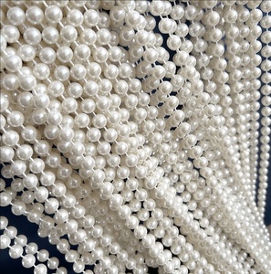 <span class=keywords><strong>Guirlande</strong></span> de perles en plastique de 8 mm x 10 m pour la fabrication de bijoux, les centres de table floraux, les décorations de mariage, les décorations de Noël - Product Image 3