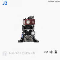 Bloc moteur J2 pour Hyundai K2700 Bongo Pregio Besta 2.7L Diesel atmosphérique + Single VANOS 4 cylindres en ligne