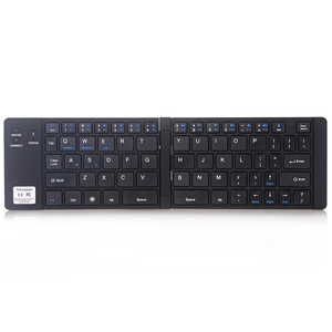 New Aluminium Alloy Foldable BT <b>Keyboard</b> Ultra Thin USB 3.0 Fashion <b>KEYBOARD</b> for <b>Tablet</b> Phone Pad Mini Portable <b>keyboard</b> - Product Image 1