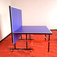 Vente en gros en usine Mini table de ping-pong en MDF pliable de 16mm Table de ping-pong pour enfants d'intérieur pour la formation