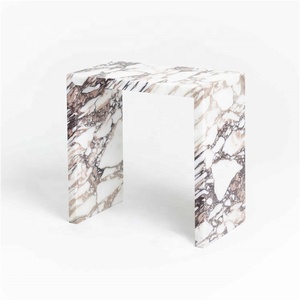 Modern Design Home Furniture Natural Stone Square Beige Travertine Plinth <strong>Table</strong> Low Plinth Marble Pillar <strong>Coffee</strong> <strong>Table</strong> <strong>Rectangle</strong> - Product Image 5