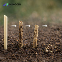 Pailles MINGGIN PLA PHA Personnalisables Biodégradables Respectueuses de l'Environnement Image Vertueuse Réduction ESG Utilisation Industrielle Durable