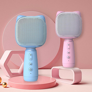 Microphone Karaoké Sans Fil Amusant pour Enfants – Cadeau Idéal pour les Petits – <span class=keywords><strong>Appareil</strong></span> Audio Karaoké - Product Image 5