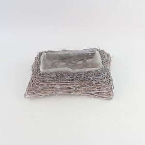 Maceta de Mimbre con Diseño de Cruz, Hecha a Mano, Hueca, en Forma de <span class=keywords><strong>Corazón</strong></span>, para Plantas, <span class=keywords><strong>Precio</strong></span> de Fábrica - Product Image 3