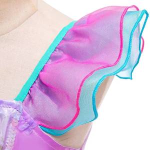 Costume de princesse Ariel pour filles, petite sirène, pour Halloween, Noël, carnaval, fête d'anniversaire, tenue de fête à thème de film télévisé - Product Image 6