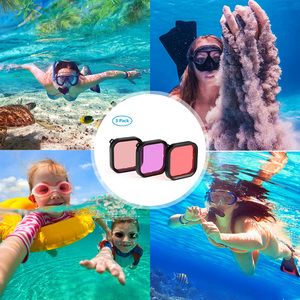 Phụ Kiện Máy Ảnh Lặn Dưới Nước Lọc Biển Bộ Lọc Cho GoPro Anh Hùng 8 Màu Đen - Product Image 6