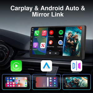 Универсальный 9/10 дюймов 2 Din Android Autoradio BT FM IPS сенсорный экран Carplay автомобильный <span class=keywords><strong>DVD</strong></span> плеер WIFI GPS навигация с функцией 360 - Product Image 2