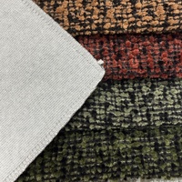 Tissu d'ameublement pour canapé en chenille 100% polyester écologique, respirant, résistant au déchirement, à l'abrasion et aux déformations