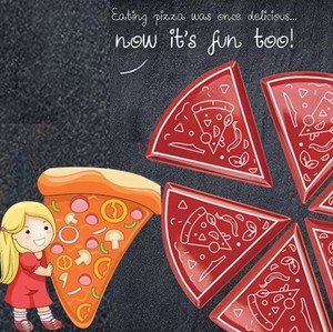 Juego de 6 Platos Redondos de Melamina Coloridos y Únicos, Platos Triangulares para Pizza - Product Image 5