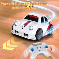 Voiture télécommandée YT Mini RC à l'échelle 1/64, kit non assemblé, contrôlée par application, voiture de drift haute vitesse avec câble USB et caméra, cadeau
