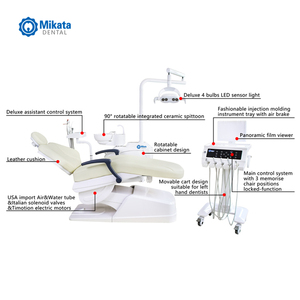 Mikata MKT-400 Panoramic <strong>Film</strong> Viewer Portable Movable Cart for Left Hand Dentist <strong>Dental</strong> Chair Unit Factory Price Chairs - Product Image 5