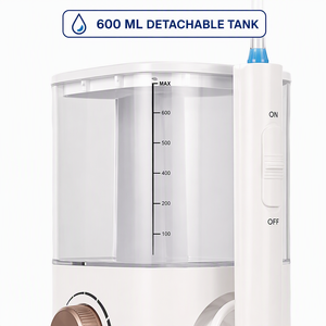 Hydropulseur buccal pour comptoir de cuisine, hydropulseur familial puissant avec buse rotative à 360°, blanc - Product Image 4