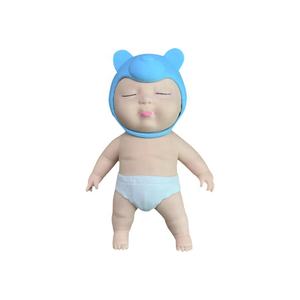 Hot Selling Anti Stress Cheap Alive Lifelike Full Cute Soft Body Silicone Doll 26cm Fidget Toys TPR Newborn Reborn Baby Doll Toy