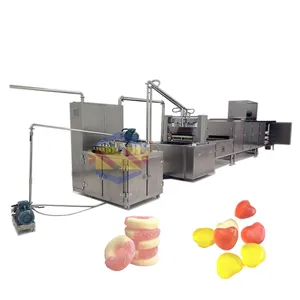 Commercial multivitamin gummy bears jelly bean making machines with free recipe