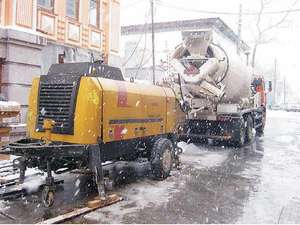 Pompe à béton montée sur remorque de marque supérieure 50m3/h HBT5008C-5S - Product Image 5