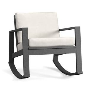 เฟอร์นิเจอร์สวนคุณภาพสูง เก้าอี้โยกอลูมิเนียมสำหรับลานบ้าน - Product Image 3