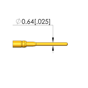 GKS-100-0136 GKS-100 Đầu Dò Thử Nghiệm 305 064 A 3000 Đầu Dò Lò Xo Chốt Pogo Công Tắc Đầu Dò Tiếp Xúc Lò Xo Ứng Dụng ICT/FCT - Product Image 3