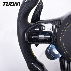 <span class=keywords><strong>Volant</strong></span> en fibre de carbone pour Mercedes Benz C63 E63 W213 C43 <span class=keywords><strong>A45</strong></span> G63 G500 S63 GLA45 GLS63 W204 W205 <span class=keywords><strong>AMG</strong></span> LED <span class=keywords><strong>Volant</strong></span> - Product Image 3