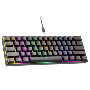 Teclado Mecánico para Juegos EWEADN 61 Compacto con Diseño del 60%, Iluminación RGB, Recargable por USB Tipo-C, Nuevo, Plug&Play, para Escritorio y Oficina - Product Image 5
