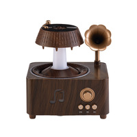 Diffuseur d'arômes ultrasonique rétro de style nouveau, lumière ambiante à sept couleurs, fonction de rotation temporisée, USB domestique