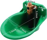 Feeder Pig Plastic Drinking Bowl Automatic Drinking Water Bowl Animal Drinker Bowl for Horse Sheep Cattle Drinker
