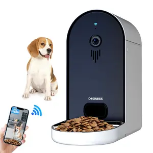 Dogness Wifi Smart Pet alimentatore automatico intelligente temporizzazione APP quantitativa mangiatoia per cani con funzione di altoparlante della fotocamera