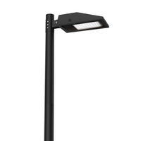 Lampu Lapangan LED desain kotak Lumen tinggi lampu tempat parkir 30W 50W 100W untuk jalan kota