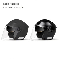 Casque à double visière, léger en ABS, pour moto électrique, trajets quotidiens et voyages en plein air, protection pour adultes