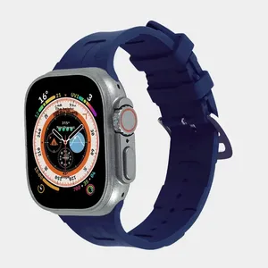 Bracelet de montre sport en silicone tendance 38/40/41/42/44/45/49 mm, bracelet de montre intelligente en caoutchouc pour Apple IWatch Series 8 7 - Product Image 6