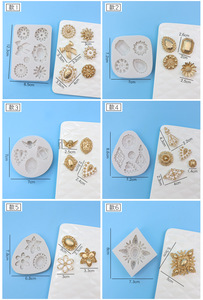 Baroque Style Pearl Brooch Silicone Molds <b>Gem</b> Jewelry Making <b>Craft</b> Supplies - Product Image 5