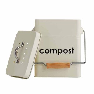 Kitchen Compost Bin Kitchen Counter Indoor Compost Bin with Lid ood Waste Composter Bin Cycler Bucket with Filter