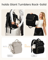 Sac à dos de travail et de voyage LOVEVOOK grande capacité, imperméable, pour ordinateur portable 15,6 17,3 18 pouces, pour femmes et hommes